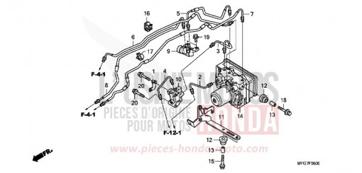 MODULATORE ABS CB600FA9 di 2009
